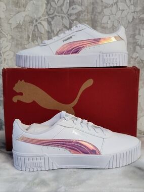 Puma Carina 2.0 Holo Sneakers Youth/Junior Size 5.5